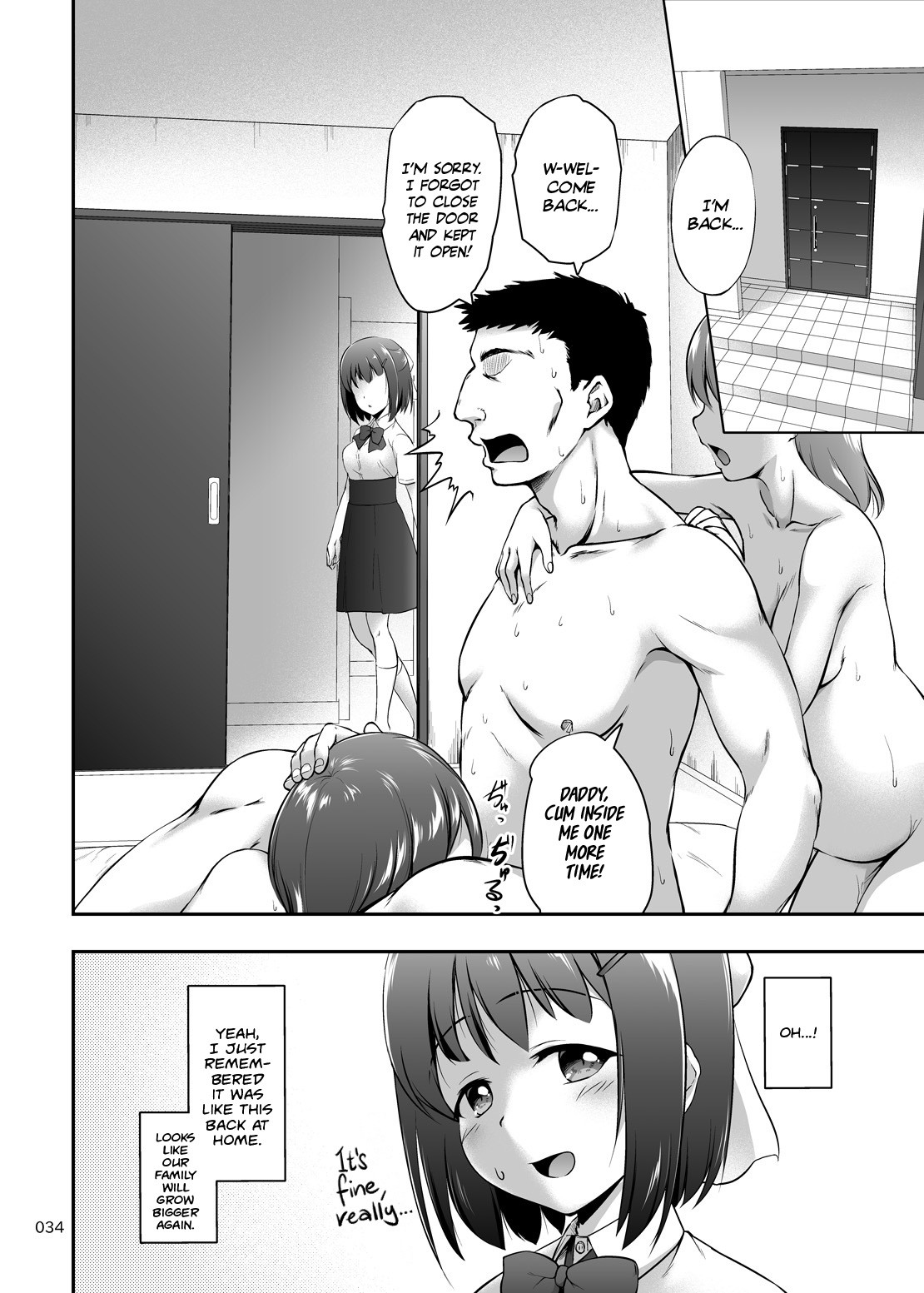 Hentai Manga Comic-Creampie! A Junkie For Papa's Cock-Read-33